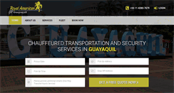 Desktop Screenshot of limoserviceguayaquil.com